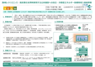 レジリエンス補助金